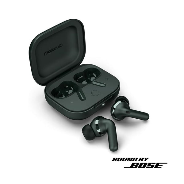 [Open Box] Motorola moto buds+ SOUND BY BOSE Hi-Res Audio Dynamic ANC Forest Gray
